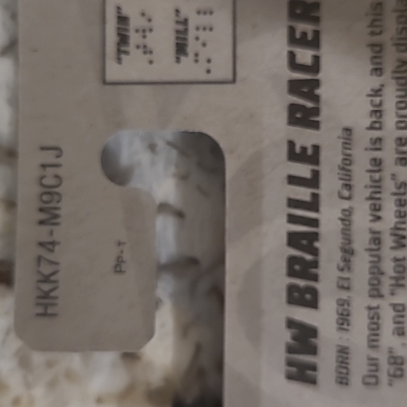 New Hot Wheels Braille Racer - Twin Mill - Picture 5 of 6